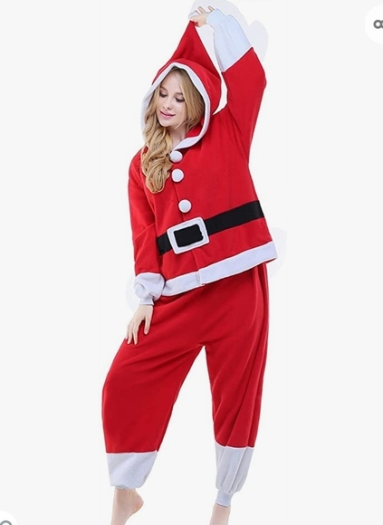 NEWCOSPLAY Santa Claus Onesie Size M - Picture 1 of 8